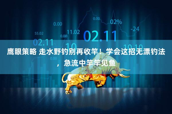 鹰眼策略 走水野钓别再收竿！学会这招无漂钓法，急流中竿竿见鱼