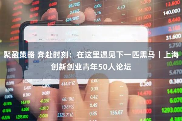 聚盈策略 奔赴时刻：在这里遇见下一匹黑马丨上海创新创业青年50人论坛