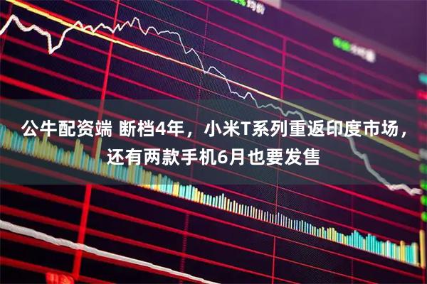 公牛配资端 断档4年，小米T系列重返印度市场，还有两款手机6月也要发售